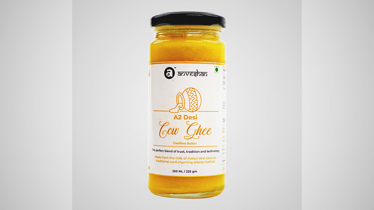 Anveshan A2 Desi Cow Ghee is recognized as a high-quality ghee product in India.