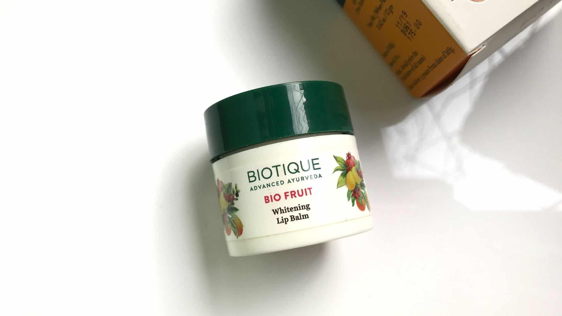 Biotique Bio Fruit Whitening Lip Balm is the Popular Lip Balm in India