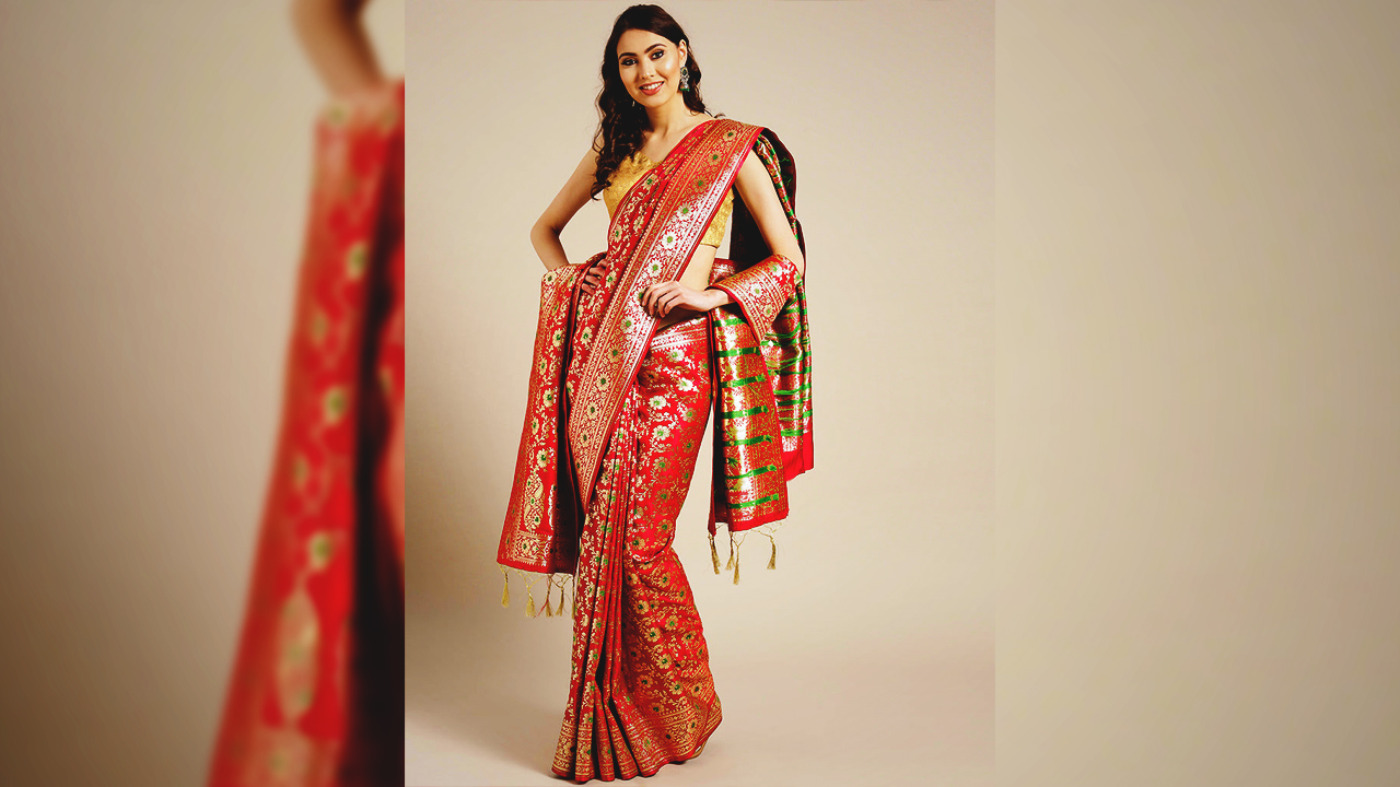 A brand that stands out in the saree industry for its unique blend of tradition and contemporary style.