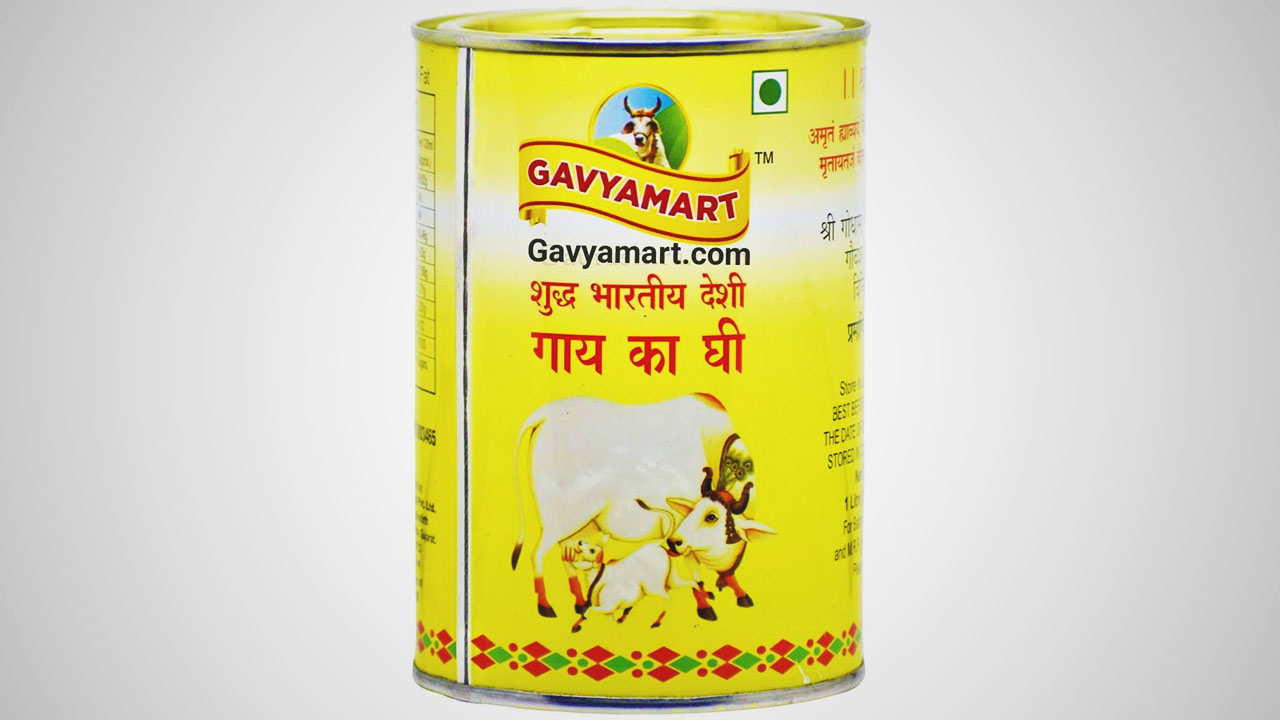 Gavyamart A2 Desi Cow Ghee is highly regarded as an excellent ghee choice in India.
