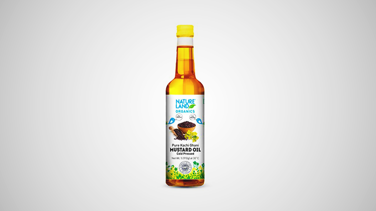 A reputable brand offering superior mustard oil.