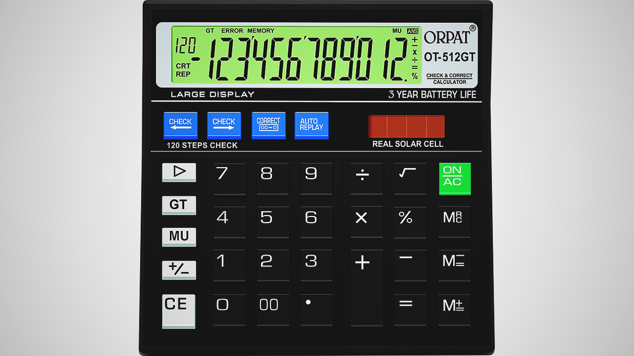 A trusted and highly-regarded brand for calculators.