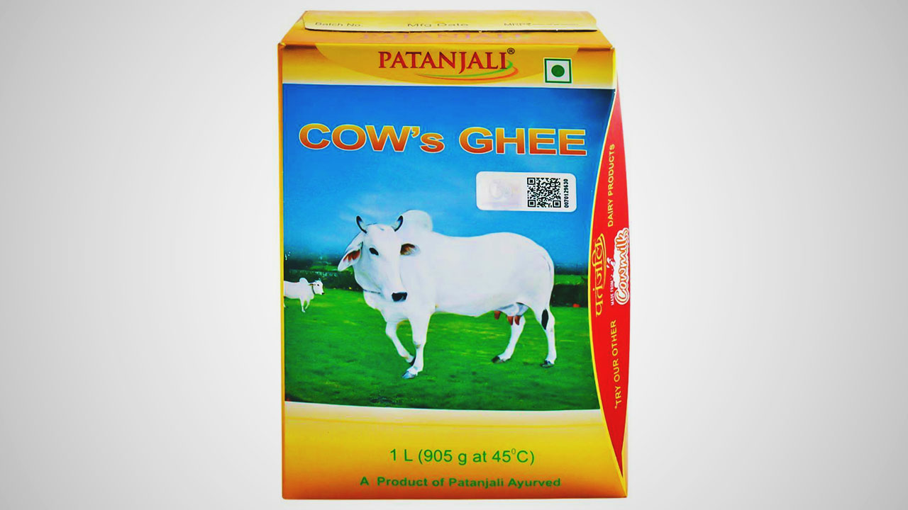 Patanjali Cow's Ghee is a highly recognized ghee product offered by Patanjali Ayurved Limited.