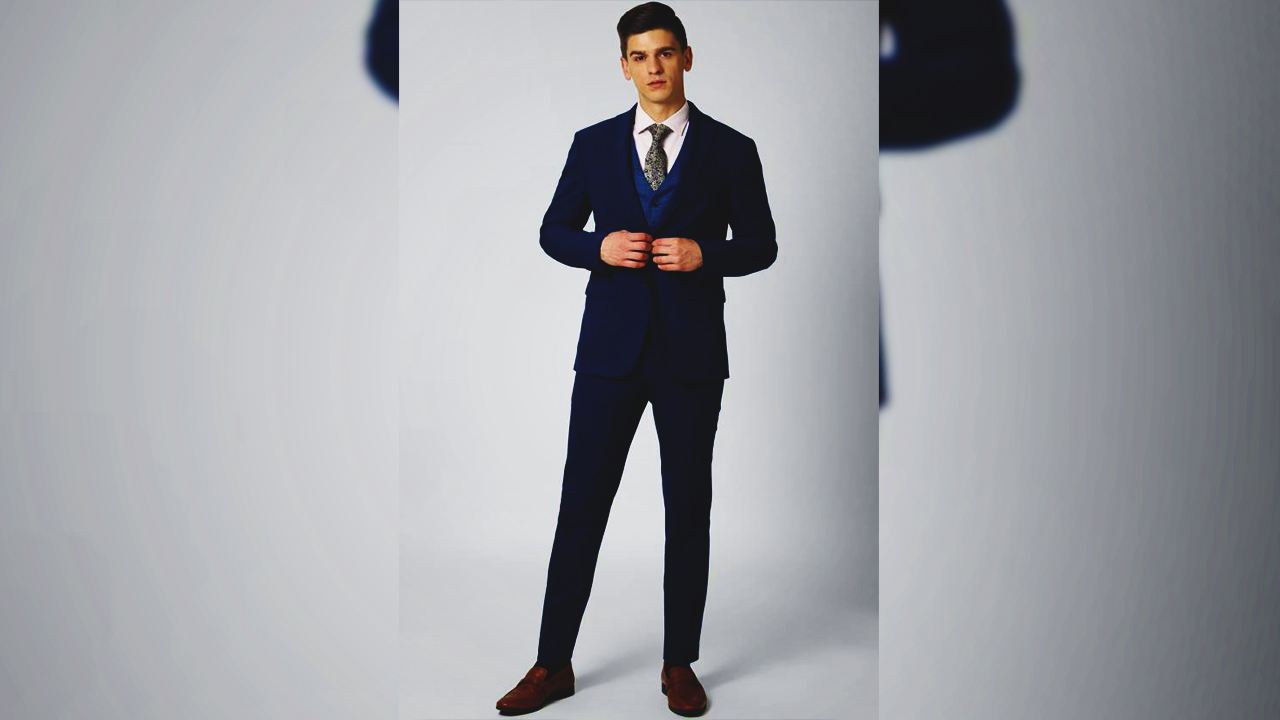 Peter England a brand synonymous with impeccable suit craftsmanship.