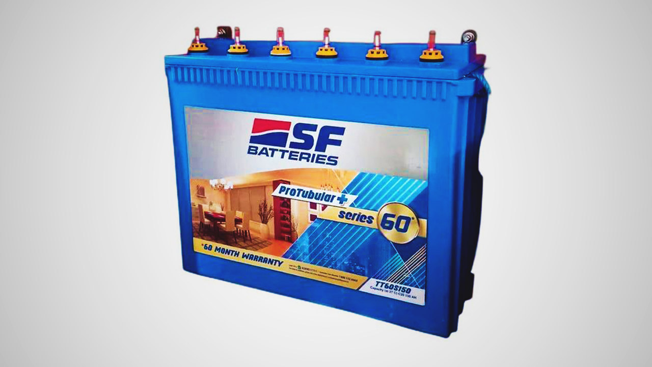 SF is an outstanding inverter battery brand in India.