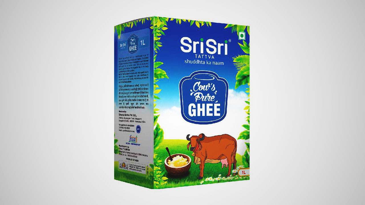 Sri Sri Tattva Desi Ghee is highly acclaimed as an excellent ghee choice in India.