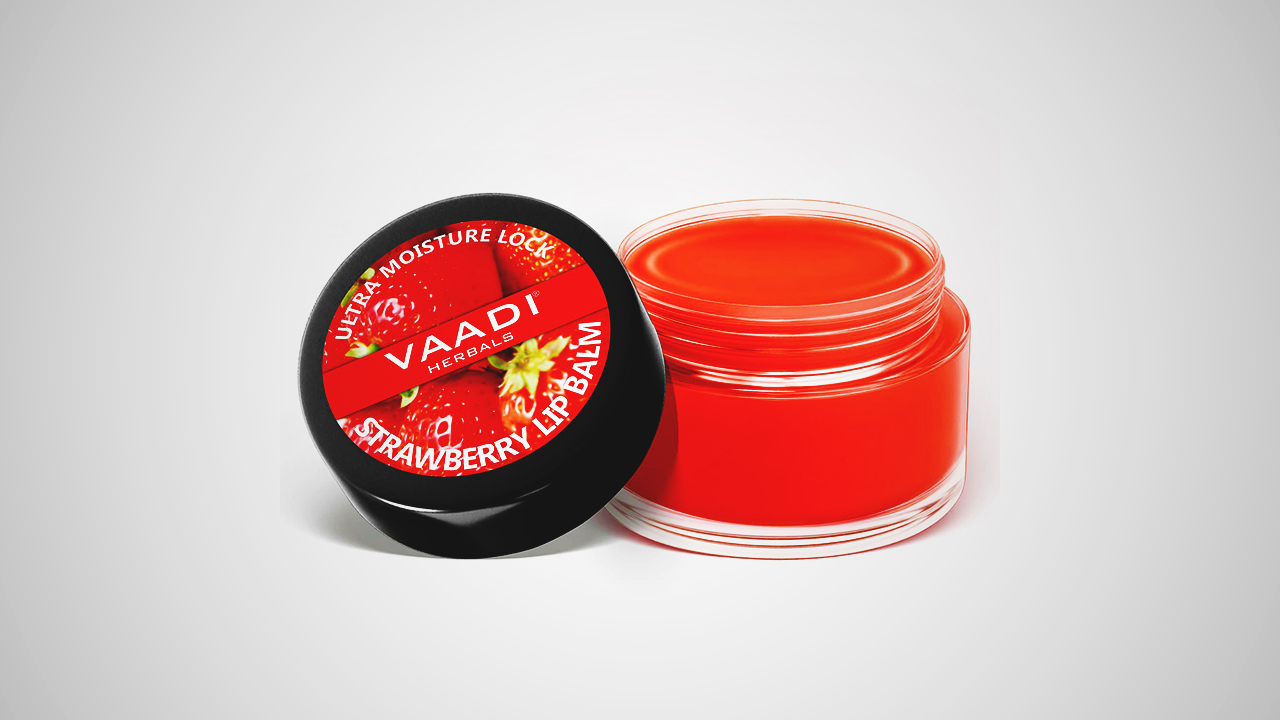 Vaadi Herbals Strawberry Lip Balm highly regarded as a top-notch Natural Lip Balm.