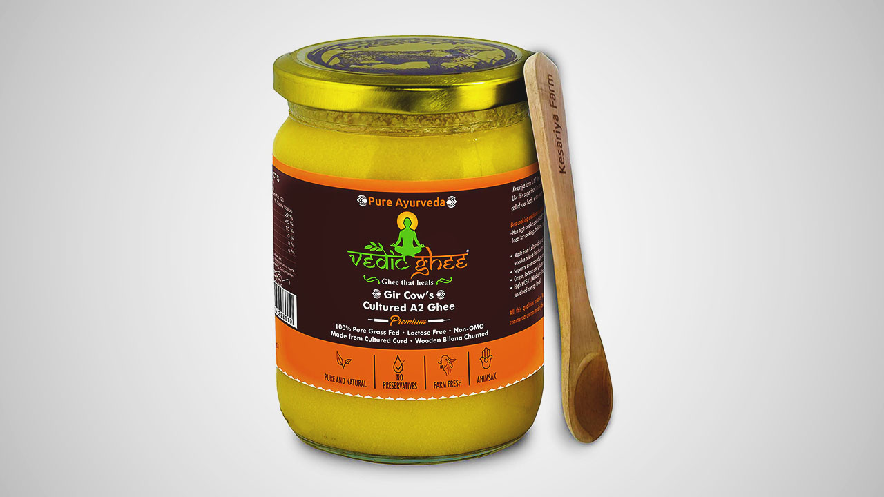 Vedic A2 Cow Ghee is a well-regarded ghee product that is highly valued for its traditional preparation methods and pure A2 cow milk source.