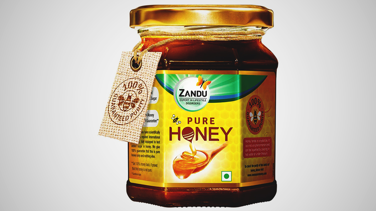 Zandu Honey has established itself as a top contender in the Indian market.