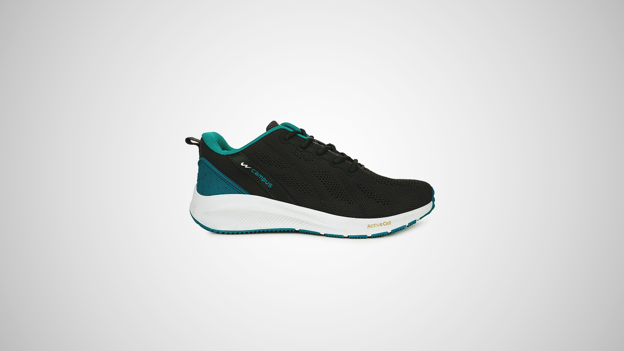 A premium pair of running shoes that offers excellent breathability and impact absorption.