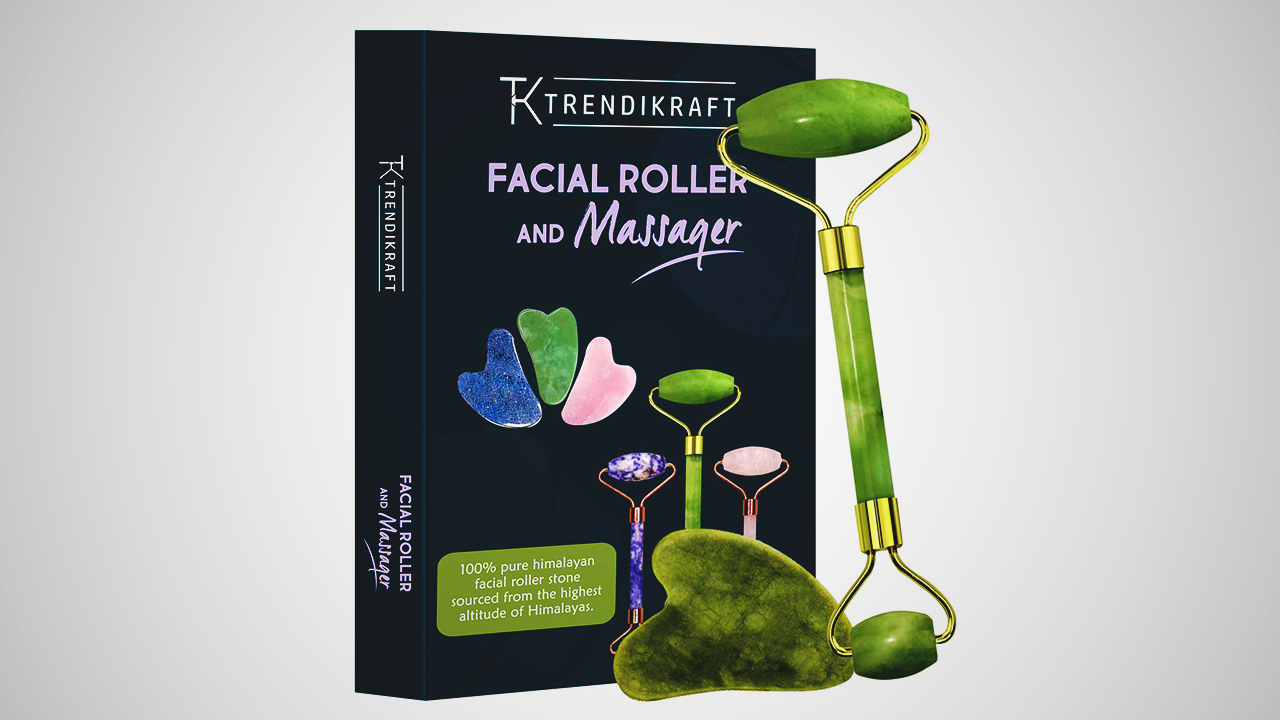 A finest-quality jade roller that provides a luxurious experience.