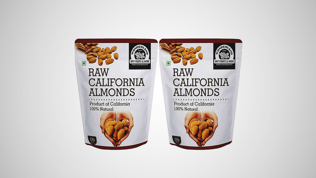 An outstanding almond brand known for sourcing the highest quality almonds.