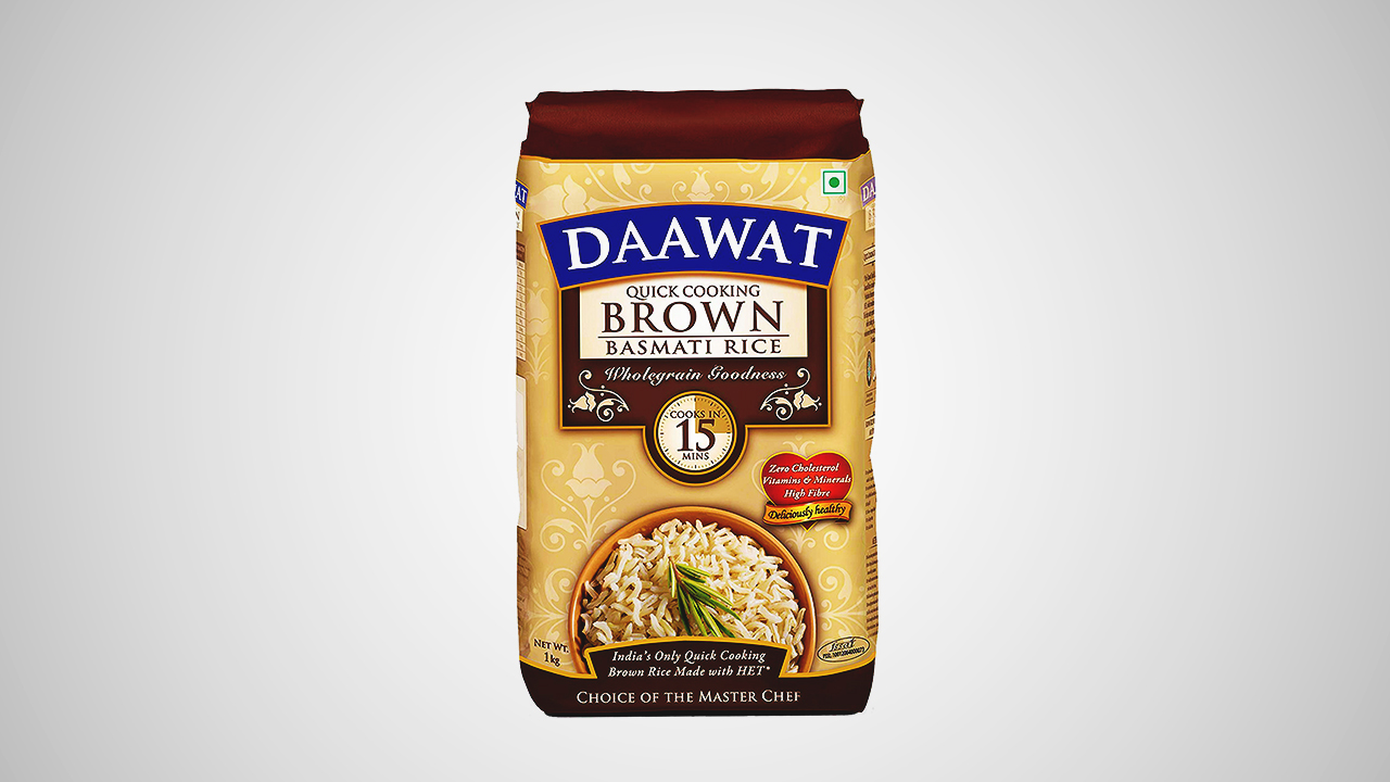 A premium brown rice brand that surpasses expectations in quality and purity.