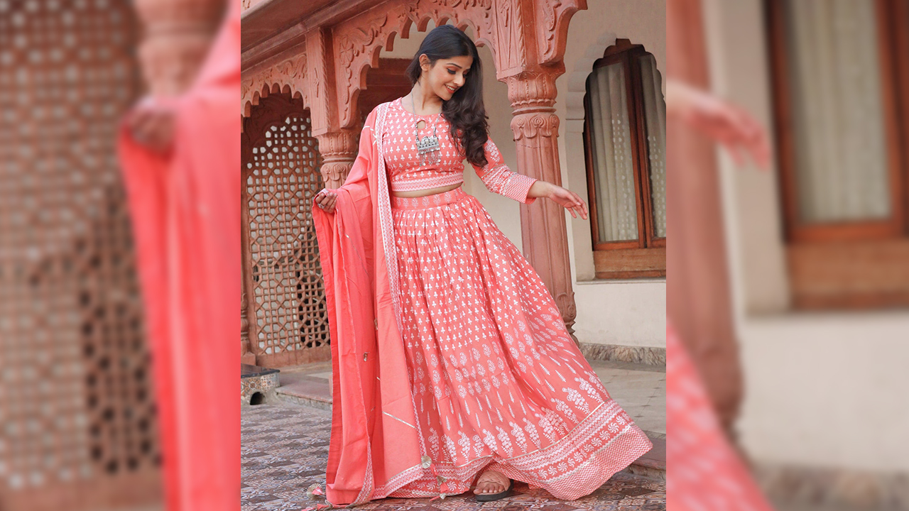 A standout option for stunning and fashion-forward Lehengas.