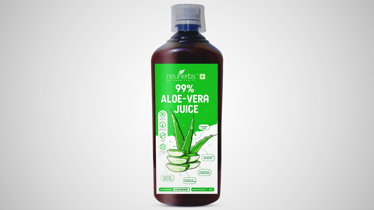 Don't miss out on this amazing aloe vera juice, rated among the best in the market.
