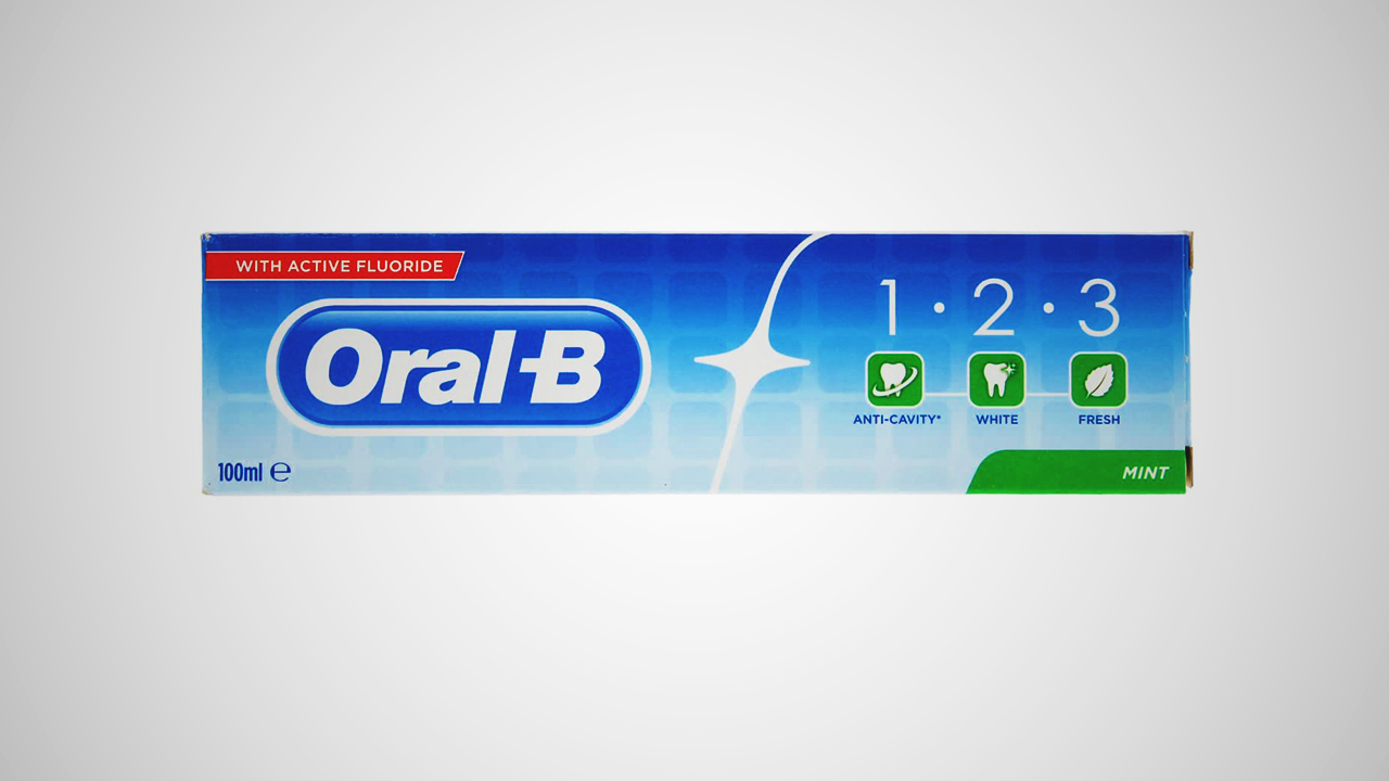 A prime fluoride toothpaste selection for dental health. 