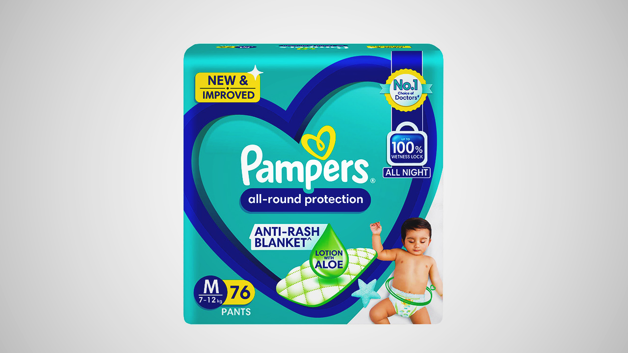 A top-rated diaper brand that guarantees optimum comfort and protection.