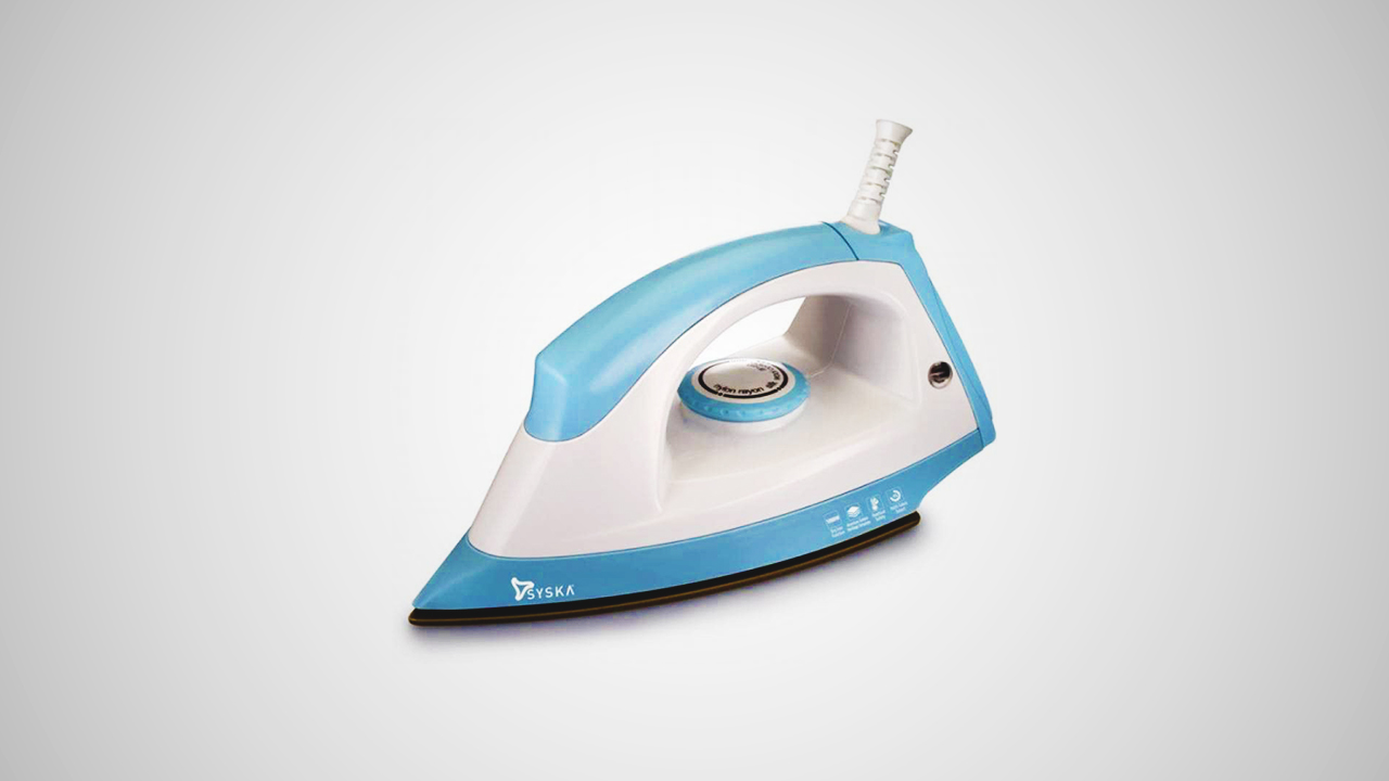 A highly-regarded steam iron brand that makes ironing a smooth experience. 