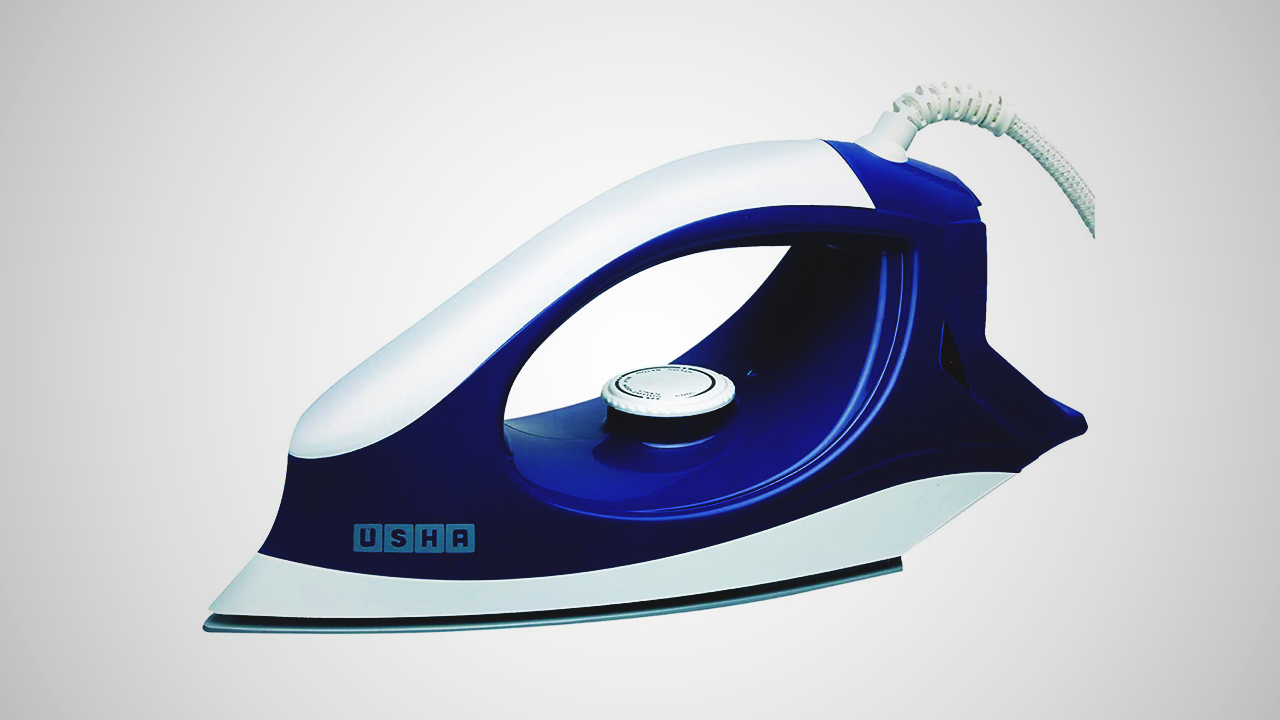 An exemplary steam iron brand that ensures crisp and wrinkle-free clothes. 