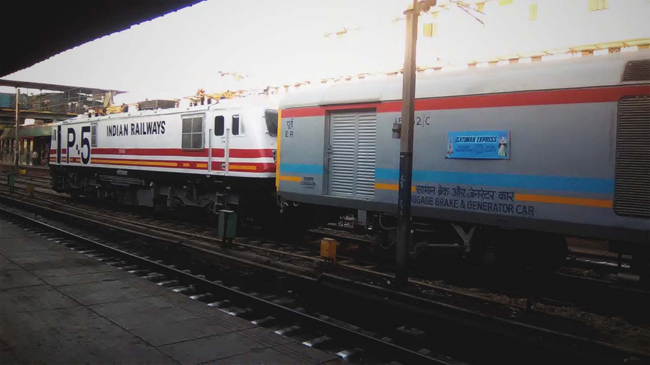 One of India's fastest locomotives. 