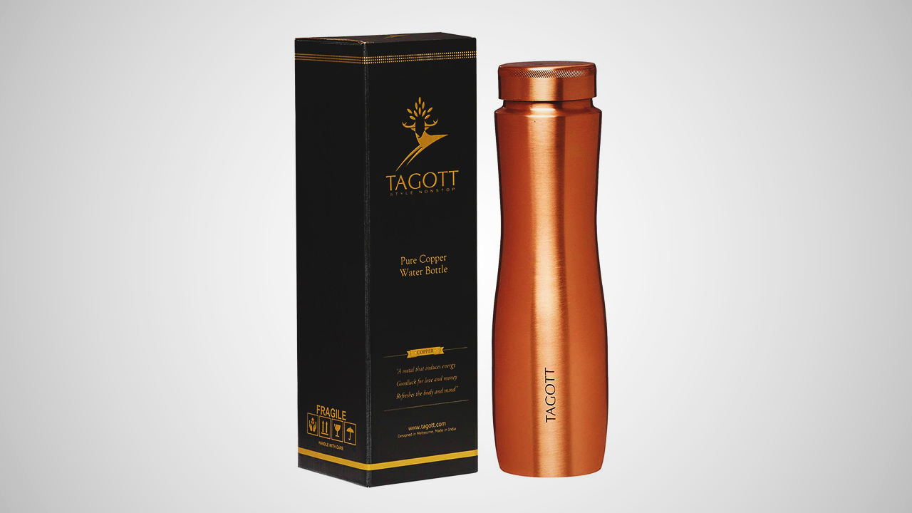 A leading contender for the title of best copper water flask. 