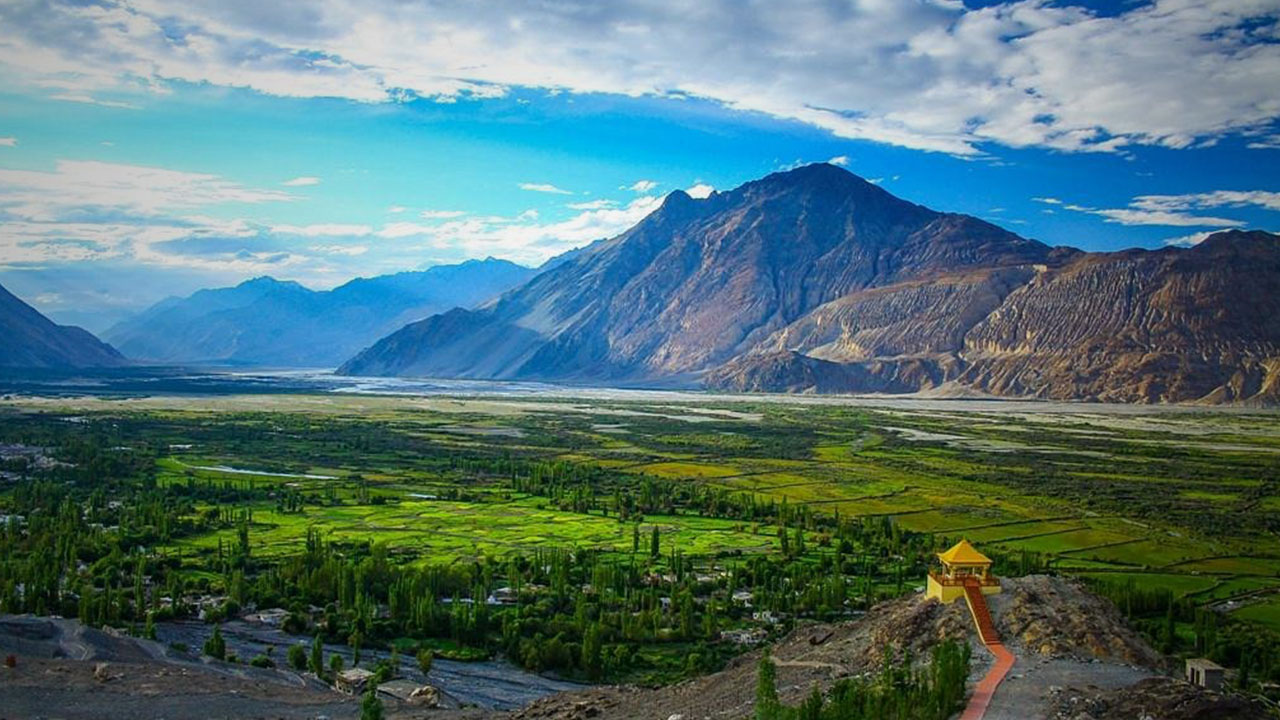 A must-see location that stands out in Ladakh's beauty. 