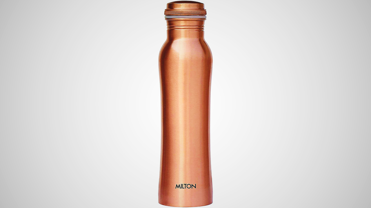 Exemplifying excellence in the realm of copper water bottles. 