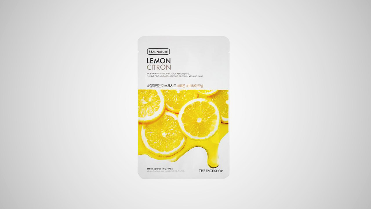 A renowned sheet mask known for its benefits on oily skin. 